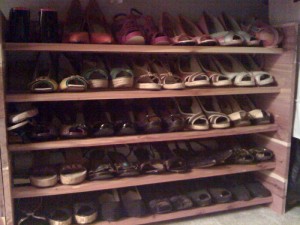 27 pairs of heels...