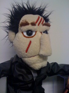 My Angel puppet from the "Smile Time" episode
