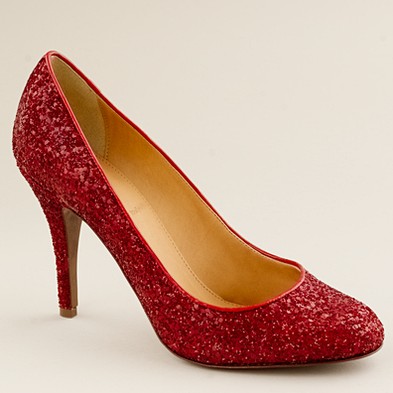 a99kitten’s Musings » Blog Archive » J Crew Sparkly red shoes!!! aka ...